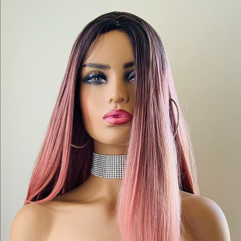Gorgeous Effortless Style Ombre Pink Synthetic Wig  - NO FURTHER DISCOUNT! 🌷